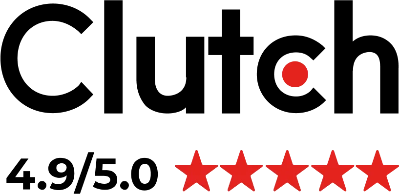 Clutch 4.9/5.0 Rating — Top Rated Firm